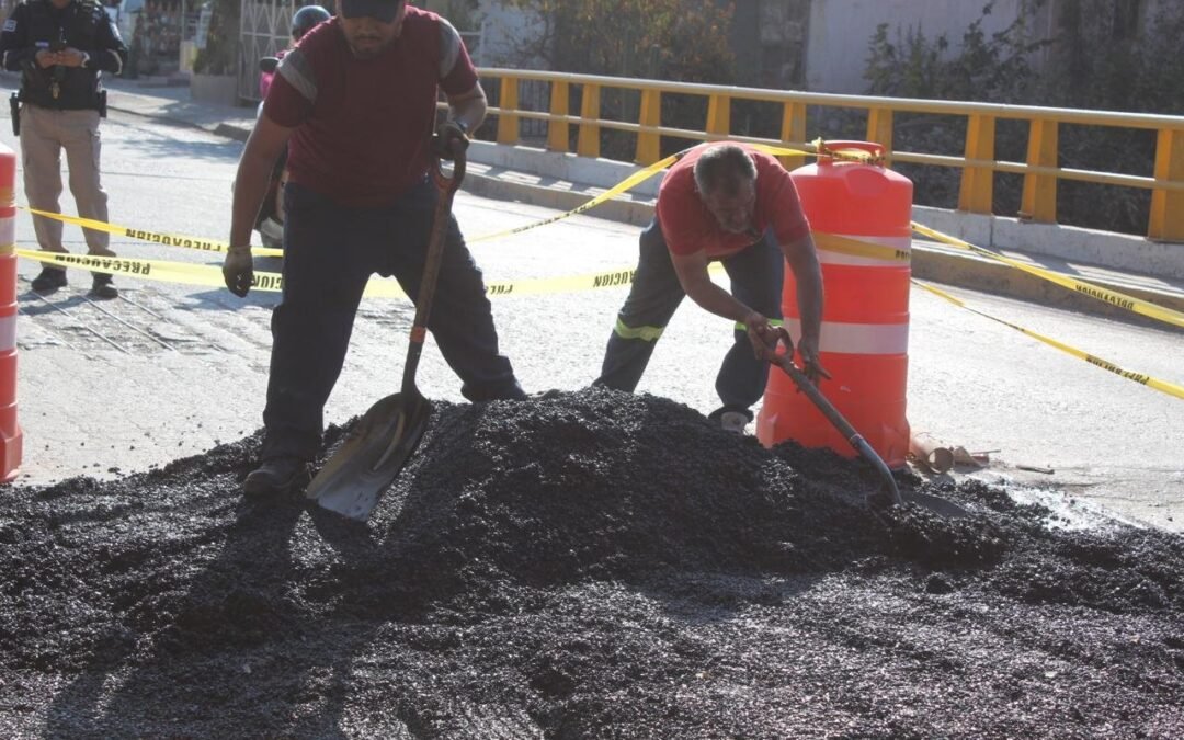 Gobierno de la Capital repara puente de avenida del Sauce con Río Paisanos