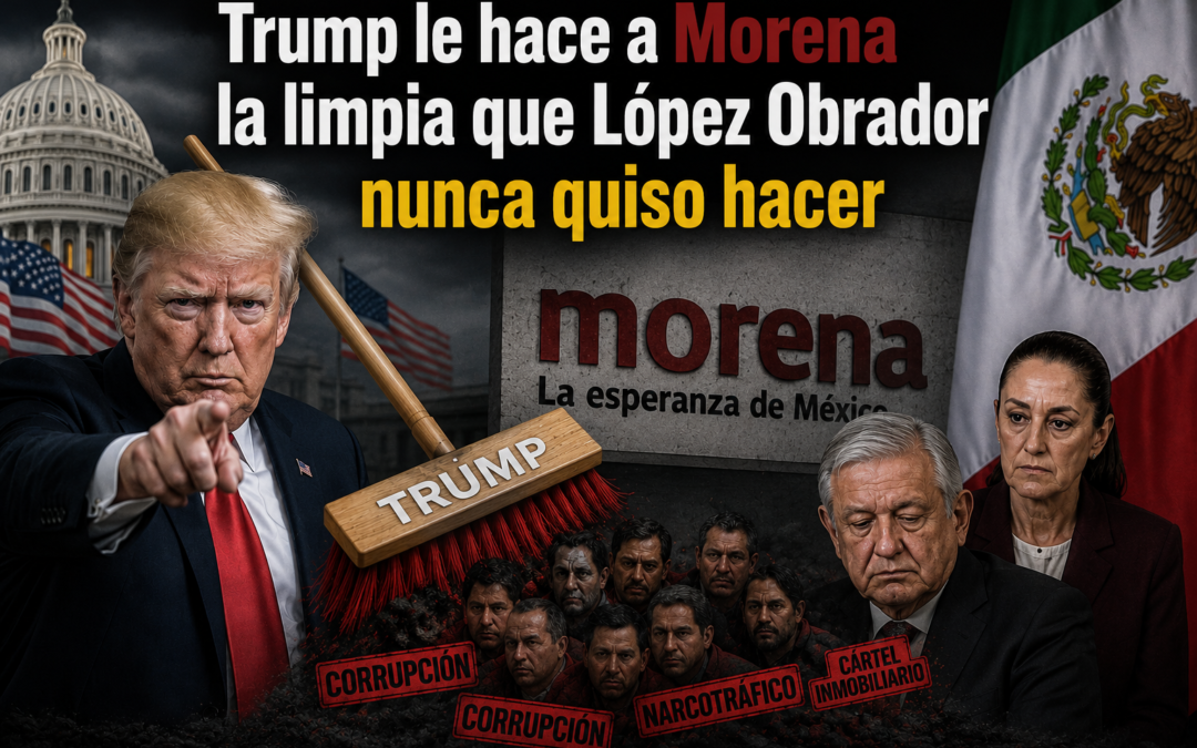 TRUMP LE HACE A MORENA LA LIMPIA QUE LÓPEZ OBRADOR NUNCA QUISO HACER